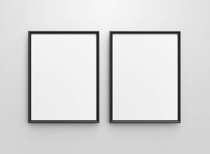 黑色画框3渲染薄框收集与空空间装饰用途