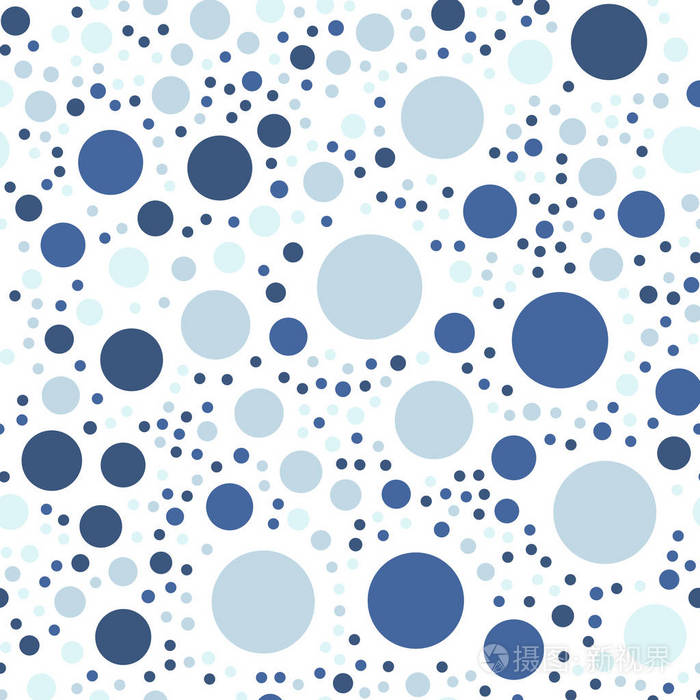 彩色圆点无缝图案白色23背景神圣经典彩色圆点