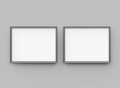 灰色画框3渲染薄框收集与空空间装饰用途
