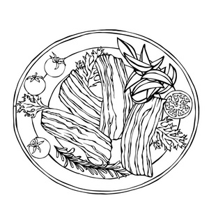 猪肉和土豆图片