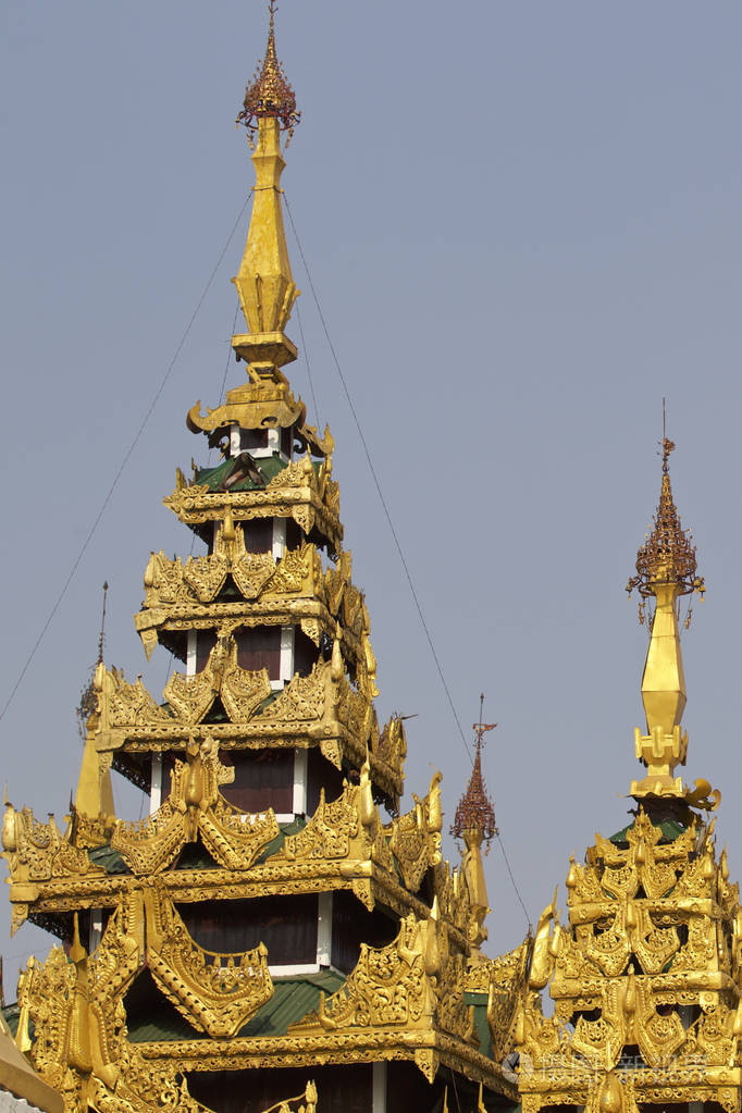 佛教寺庙建筑群是缅甸仰光佛教的历史象征