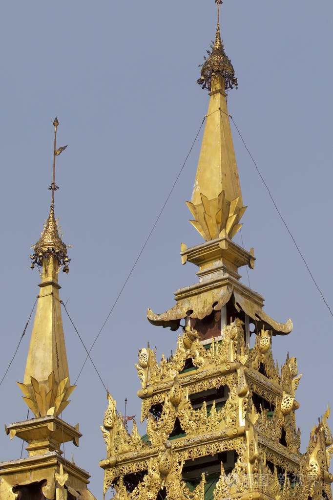 佛教寺庙建筑群是缅甸仰光佛教的历史象征