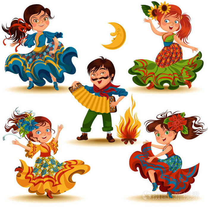 萨尔萨在夏天节日庆祝在巴西节日 junina, 女孩在草帽传统的嘉年华舞