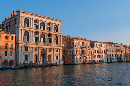 大运河, 旧建筑, 威尼斯, 意大利, 欧洲