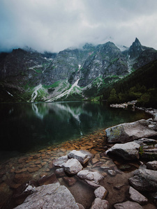 波兰 Tatra 山脉 Morskie Oko 湖