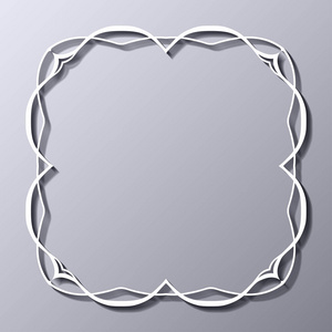 矢量插图.漂亮的装饰模板设计框架照片