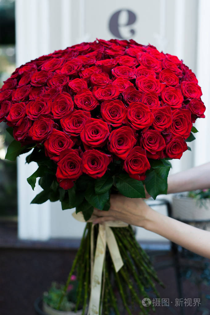 红白玫瑰一百朵