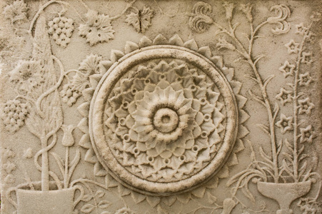 奥斯曼大理石雕刻艺术的细节