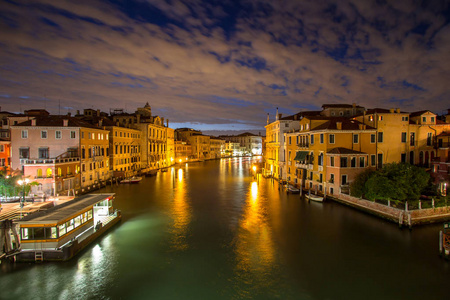 运河大晚上, 威尼斯, 意大利