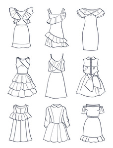 气质女生裙图片-气质女生裙素材-气质女生裙插画-摄图新视界