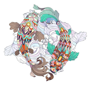 花图腾图片 花图腾素材 花图腾插画 摄图新视界