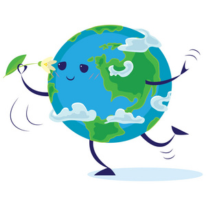 地球日, 被绿叶环绕的行星, 生态学世界概念, 绿色和蓝色地球保护