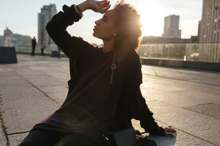 日光浴日出图片