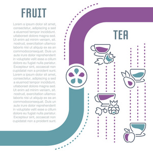 水果茶网站横幅及落地页图片