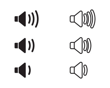 声音图标矢量图