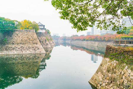 美丽的建筑，在大阪城堡