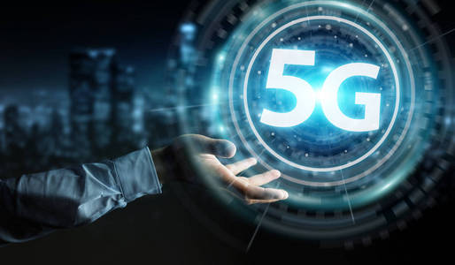 商家使用5g 网络接口3d 渲染