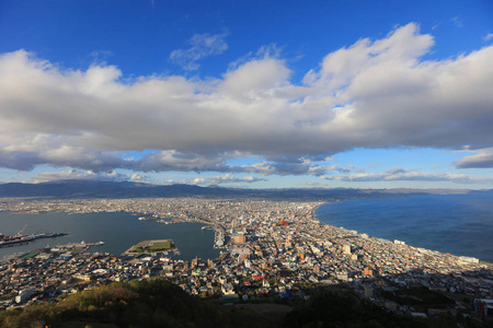 日本北海道函馆日间景观