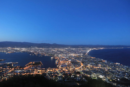 日本北海道函馆著名夜景