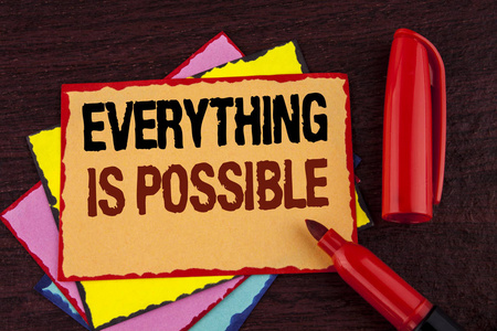 概念性手写显示一切是可能的.