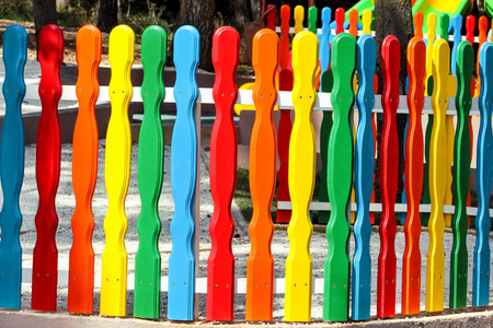 景观建筑理念, 细节.彩色木板板的背景纹理.艺术木背景.