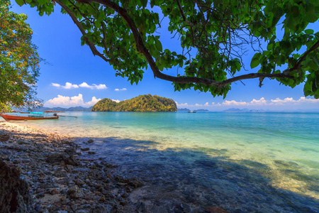 泰国安达曼海克拉比热带海滩