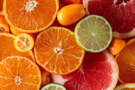 橙色水果关闭图片