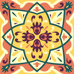 地中海花纹图片