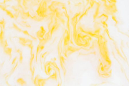 黄色白色抽象背景黄色图案的液体空白上的油漆设计师离婚牛奶明亮纹理白色背景极简主义创意空白壁纸艺术