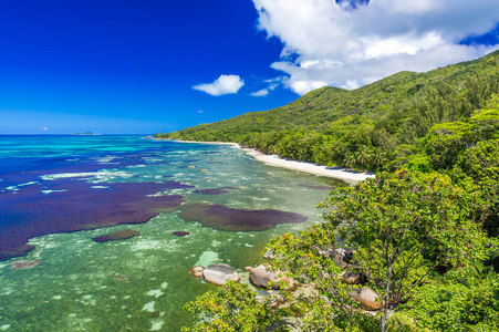 天堂岛的热带海滩