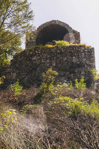 s tomb, sarcophagus in Olympos ancient site in Antalya, Turkey. 