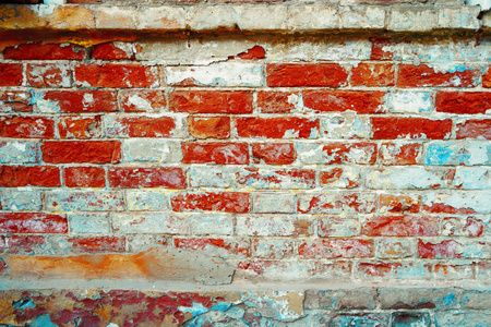 旧砖墙。grunge 背景