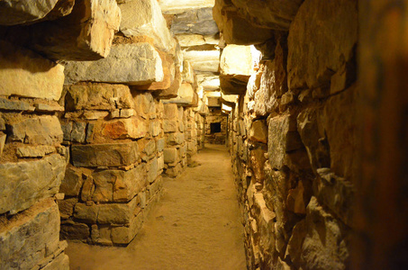 秘鲁查文德万塔安卡什内的地下隧道