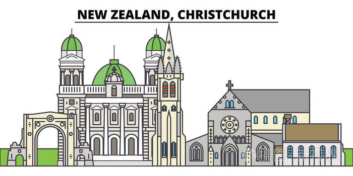 新西兰特色建筑简笔画图片