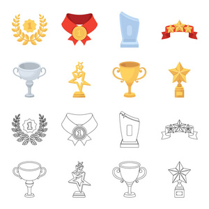 银杯为第二名, 金色的星星在看台上, 一杯一颗星星, 一杯金色的杯子.