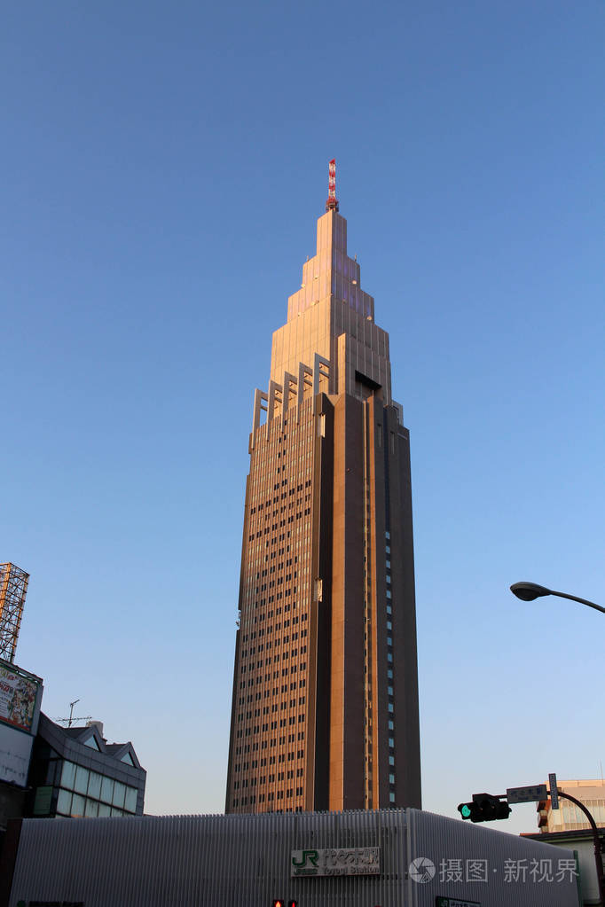 docomo代代木大厦第四最高从明治看