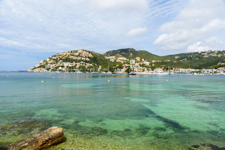 Andratx, Mallorca  old village in bay with beautiful coast