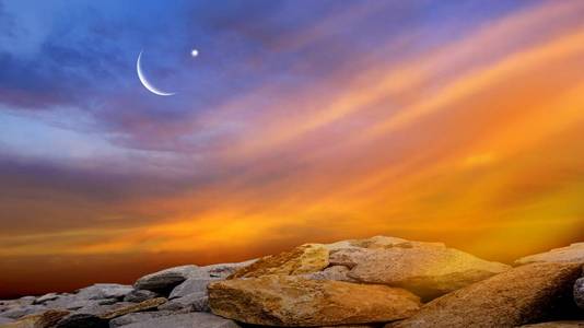 天空的光. 宗教背景照片