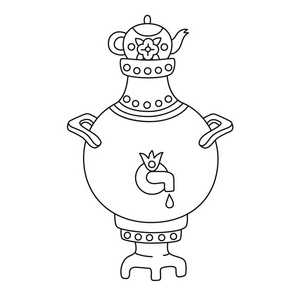 俄罗斯水壶图片-俄罗斯水壶素材-俄罗斯水壶插画-摄图新视界