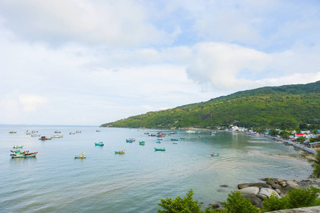 儿子岛KienGiang越南海滩。 靠近浦光岛