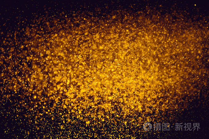 圣诞节背景纹理抽象光闪闪发光的星星在波克闪光老式灯光背景