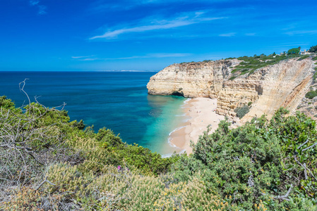 葡萄牙阿尔加维美丽的海滩