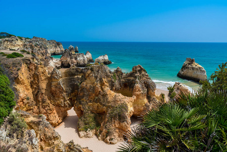 美丽的阿尔加维海岸，葡萄牙