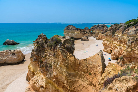 美丽的阿尔加维海岸，葡萄牙