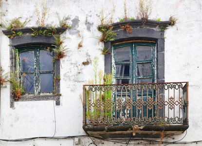 圣米格尔岛庞塔德尔加达度假村建筑细节，葡萄牙亚速尔群岛，欧洲
