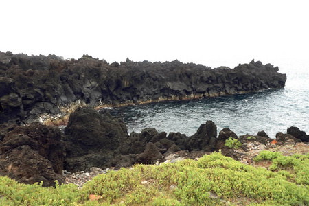 灰色火山岩背景纹理图片