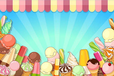 卡通插图为网络, 广告, 横幅, 海报, 传单, 名片.矢量插照片