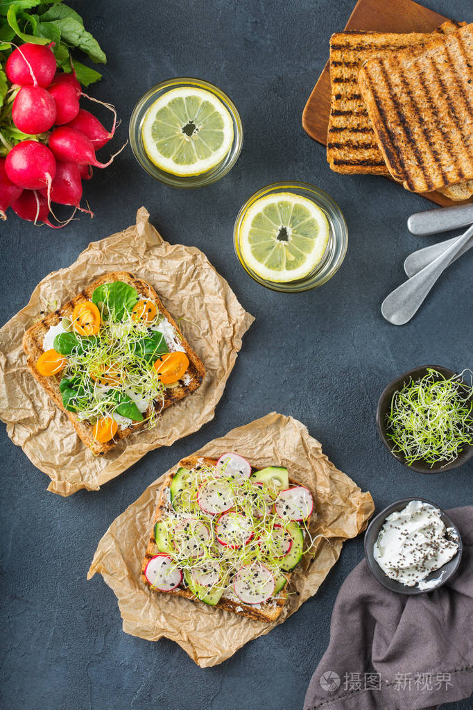 俯视图平视背景