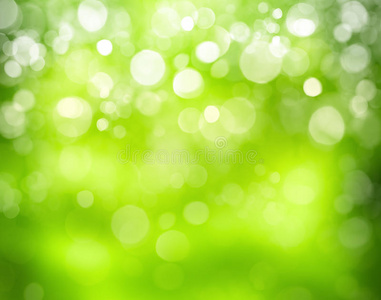 阳光抽象绿色自然背景
