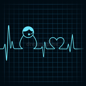 心跳联系我们的图标和心脏符号图片